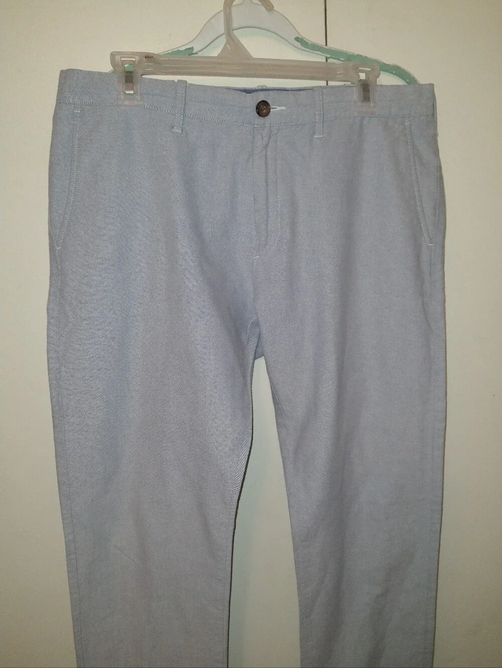J Crew Driggs 100% Cotton Blue Chino Pants Men's sz 32x32.